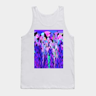 Blue Tears Falling Tank Top